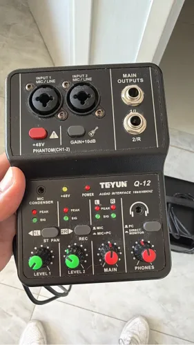 Mesa Teyun Q12 interface de áudio