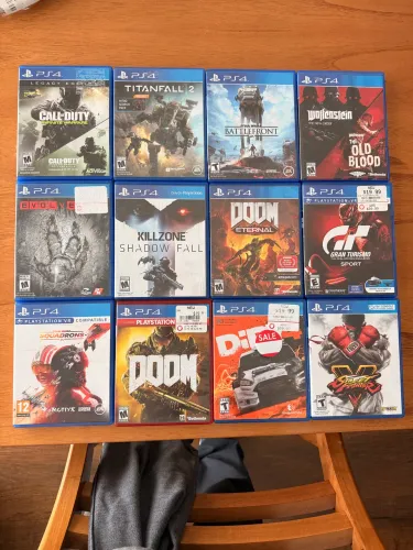11 jogos para PlayStation 4 (inc Doom, Call of Duty, Street Fighter, Star Wars)