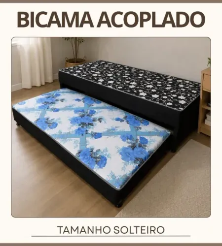 CAMA ACOPLADA DE SOLTEIRO