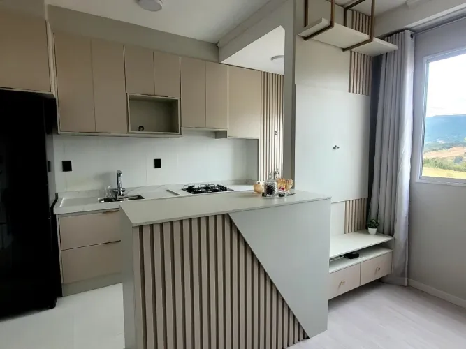 Apartamento para Venda em Extrema, Ponte Nova, 2 dormitórios, 1 banheiro, 1 vaga