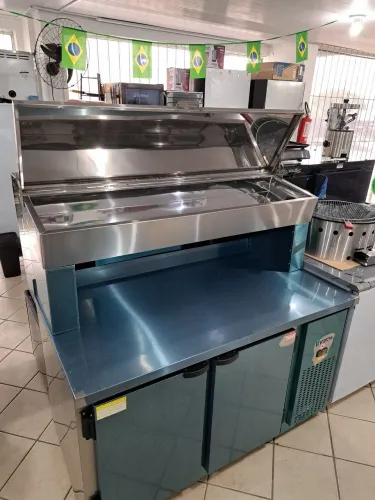 Ac balcão refrigerado 1.35mt condimentadora