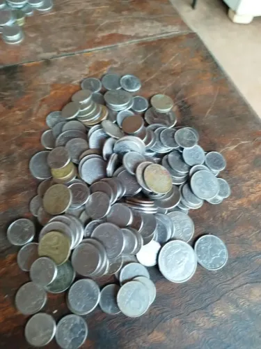 Lote de moedas antigas