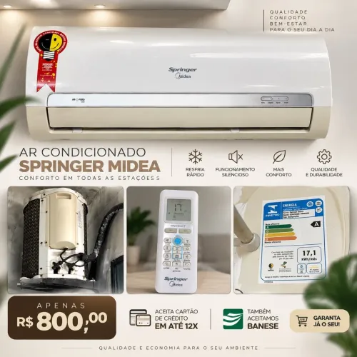 ar-condicionado conservado 9 mil BTUs ZAP *
