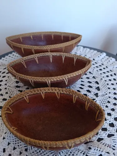 Travessas de Barro artesanais 