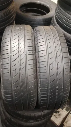 Pneus seminovos aro 15 185 60 15 marca Pirelli  550 o par