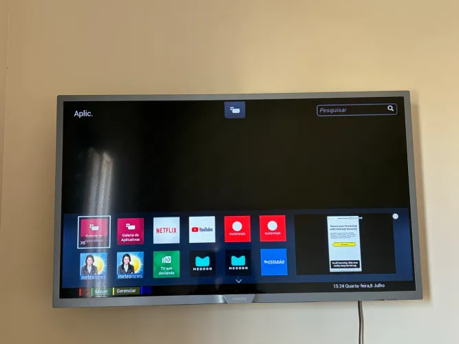 Smart TV Philips 55? 4K UHD Smart - Série 6000