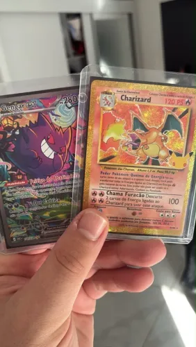 Charizard ex e gengar ex 30 anos NM