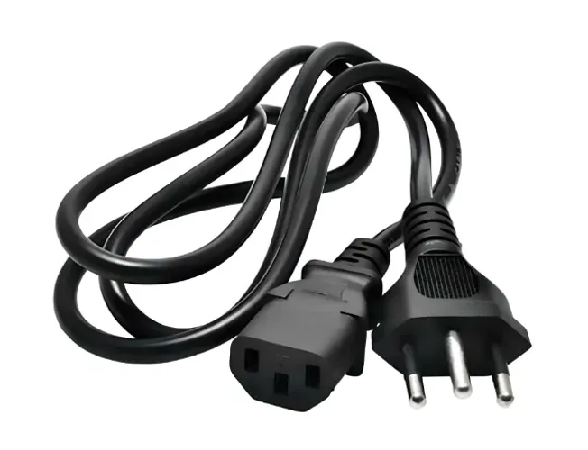 Cabo de Força com 1,4 Metros para Computador AirFryer Videogame Som Fonte