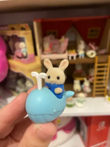 Recém nascido Coelho Leite Sylvanian Families Seashore Blind Bag