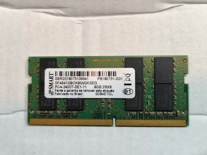 Memória RAM DDR4 8GB 2400MHz SMART Para Notebook