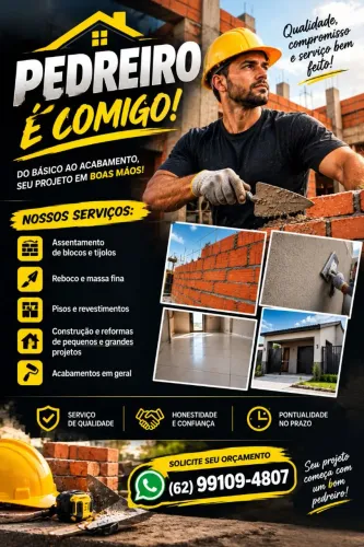 Pedreiro encanador eletricista