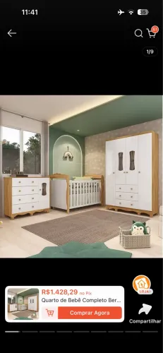 Kit Quarto de Bebê Completo