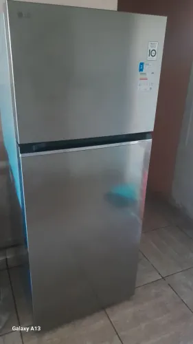 Geladeira LG INOX 400L Frost Free