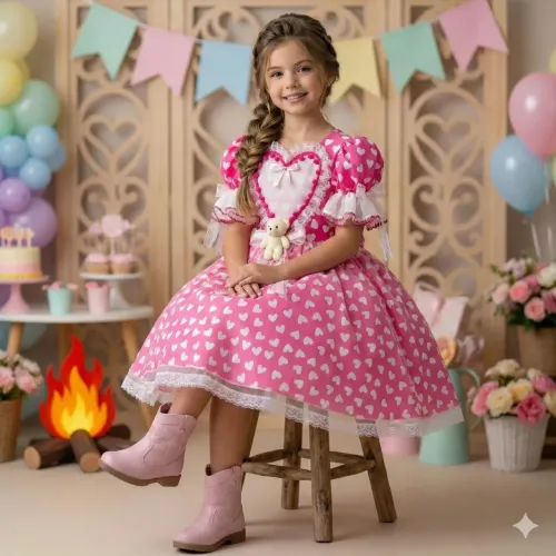 Vestido bebê menina