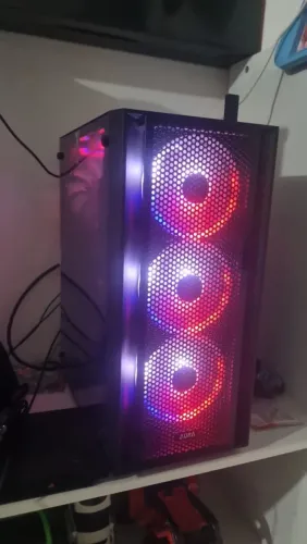 SETUP GAMER COMPLETO - i5 9600KF + GTX 1660 6GB + 16GB + 5 Fans RGB + Mouse G703 Wireless