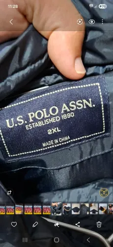 Jaqueta Puffer U.S. Polo Ass - Cor Azul Marinho tamanho 2xL