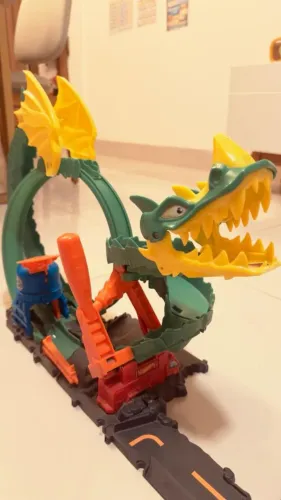 PISTA ÉPICA DO DRAGÃO HOT WHEELS CITY - RARA E COMPLETA (Não aceito OlxPay)
