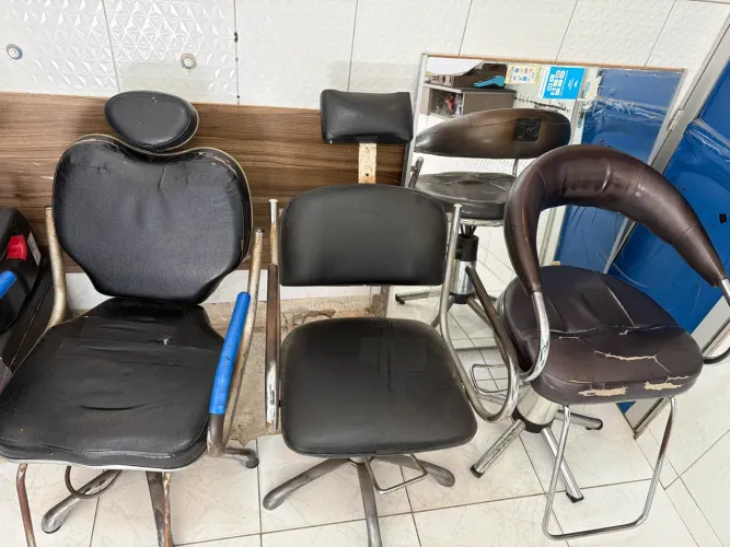 Cadeiras de barbeiro