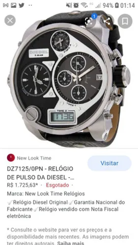 Diesel Dz 7125 original 