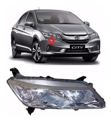 Farol honda city lado direito 2009 2010 2011 2013 2014