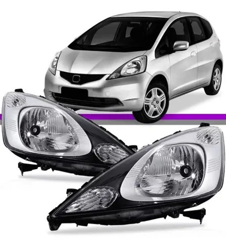 Farol honda fit 2009 2010 2011 2012