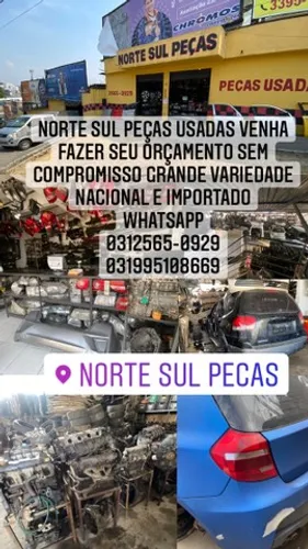 Norte sul peças usada grande variedade de peças nacional e importado 