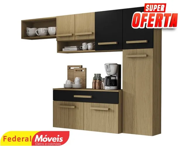 Armário de cozinha suspenso 7 portas - novo na caixa - entregamos 