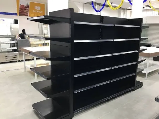 Muitas Opções de Gôndolas Central e Parede a Pronta Entrega Direto de Fábrica