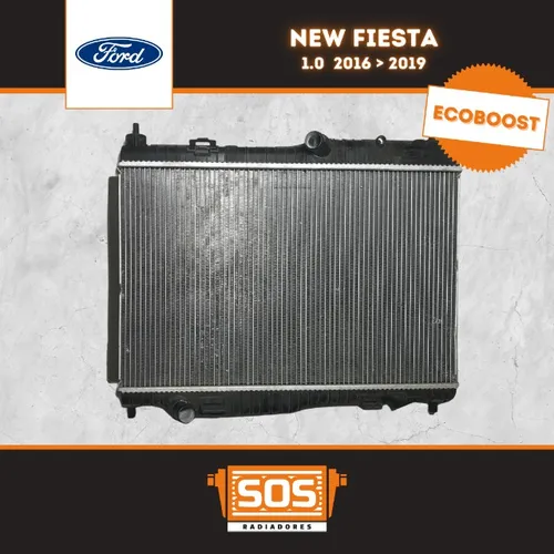 Radiador Ford New Fiesta Ecoboost 2016/2019
