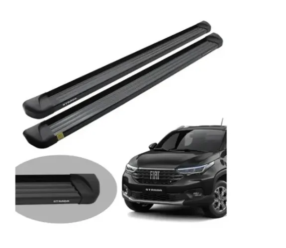 Estribo Fiat Strada 2020 - Alumínio Preto - T1620P