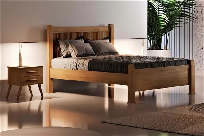 Cama Casal Florida Ripado Flex Receba Hoje - Frete Grátis