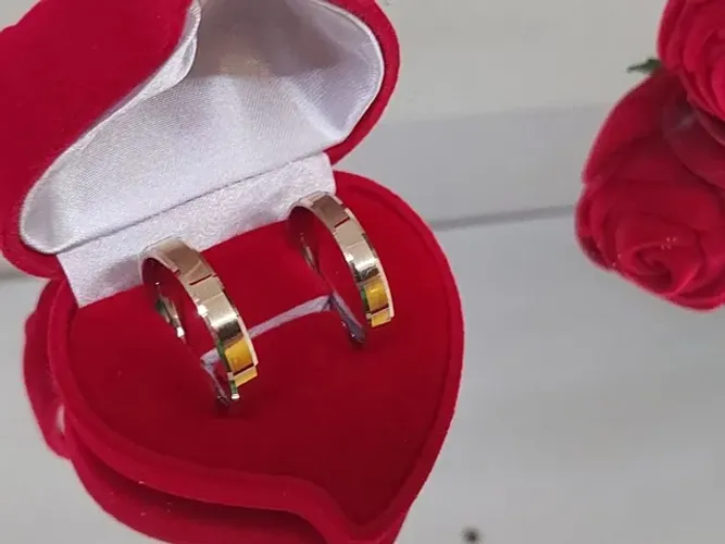 Par de Alianças Casamento Noivado Pronta entrega 