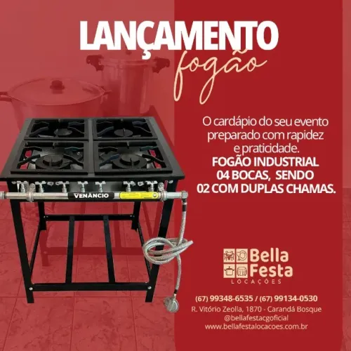 Locação de Fogão Industrial
