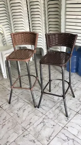 Banqueta para Cozinha Americana Em fibra Sintética 