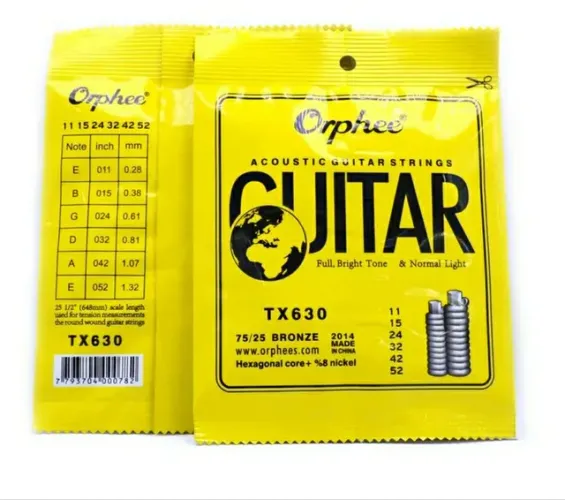 Jogo de Cordas de violão e guitarra