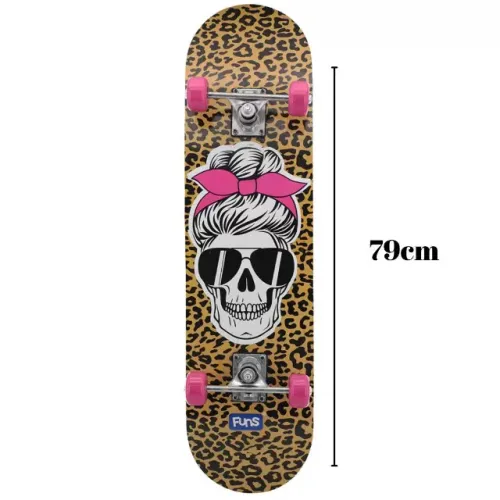 Skate Infantil Life Style Xtreme Funs Wb10065pink Sk 79x20cm
