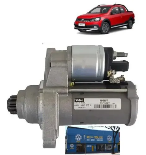 Motor de arranque Saveiro 1.6 16V MSI 2016 a 2024  