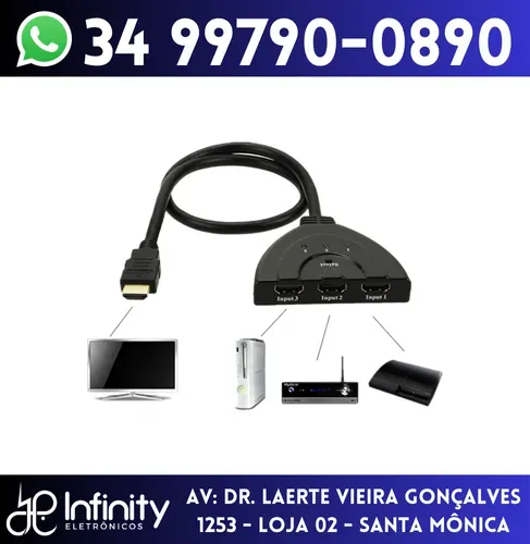 Switch Hdmi 3 portas