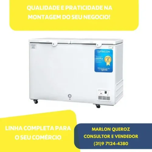 Freezer Horizontal Tampa Cega Dupla Ação