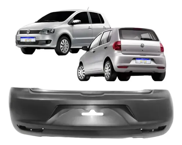 Parachoque Traseiro Volkswagen Fox 2011 2012 2013 2014 Novo