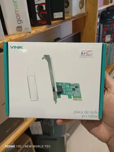 Placa de rede rj45 pci  express 10/100/1000