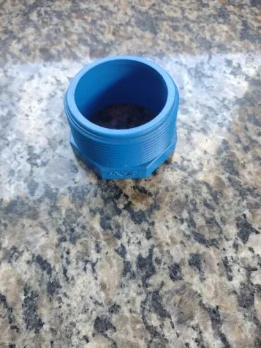 Adaptador Bolsa Roscavel 50 x 2" Azul PVC
