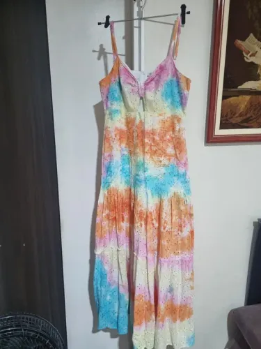 Vestido de laise tie dye