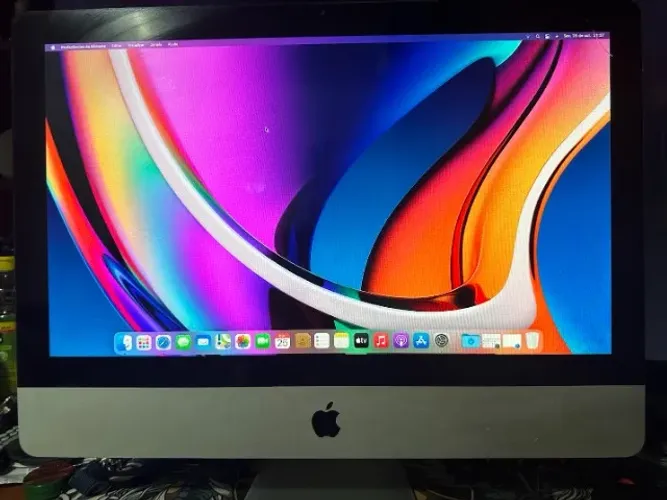 iMac upgrade ssd 240gb 20gb MACos Big Sur processador i5 teclado apple sem fio mouse USB
