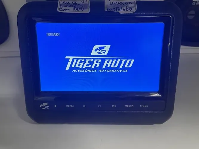 DVD encosto de cabeça tela 7 altíssima qualidade 