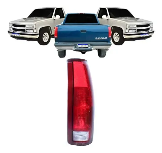 Lanterna Chevrolet Silverado 1997 1998 1999 A 2002 Nova Ld Direito/passageiro Vermelho