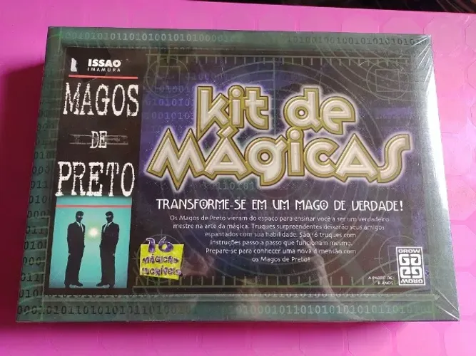 Kit De Mágicas Magos De Preto - Issao Imamura - Brinquedo Grow Lacrado