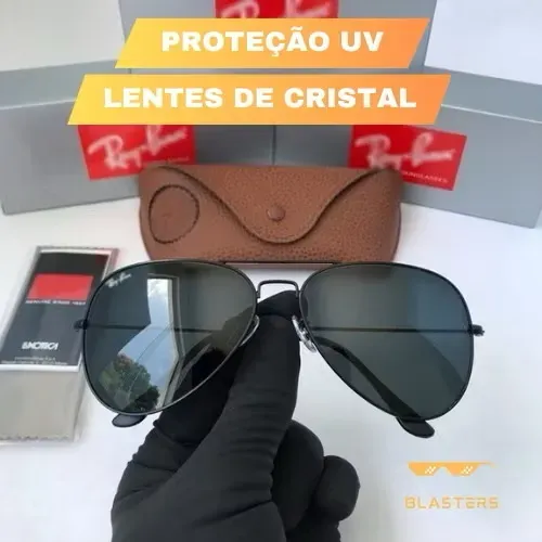 Óculos de sol Ray-Ban Aviator com proteção UV