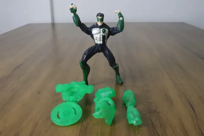 Boneco Lanterna Verde Total Justice Kenner 1996  DC Comics (Kyle Rayner) Completo Raro