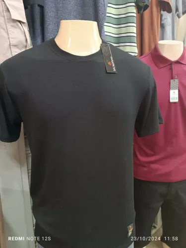 Camisetas masculinas fio pima várias cores